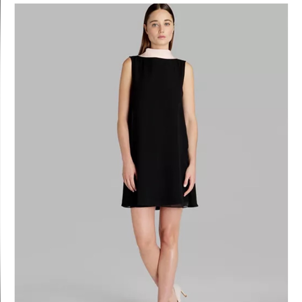 Ted Baker Black and White A-Line Cocktail Dress
